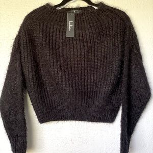 Lulu’s Cropped Black Sweater